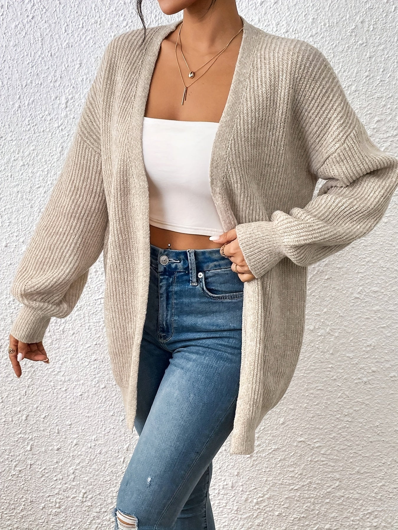 Casual Cotton Knitwear Cardigan for Women | Streetwear