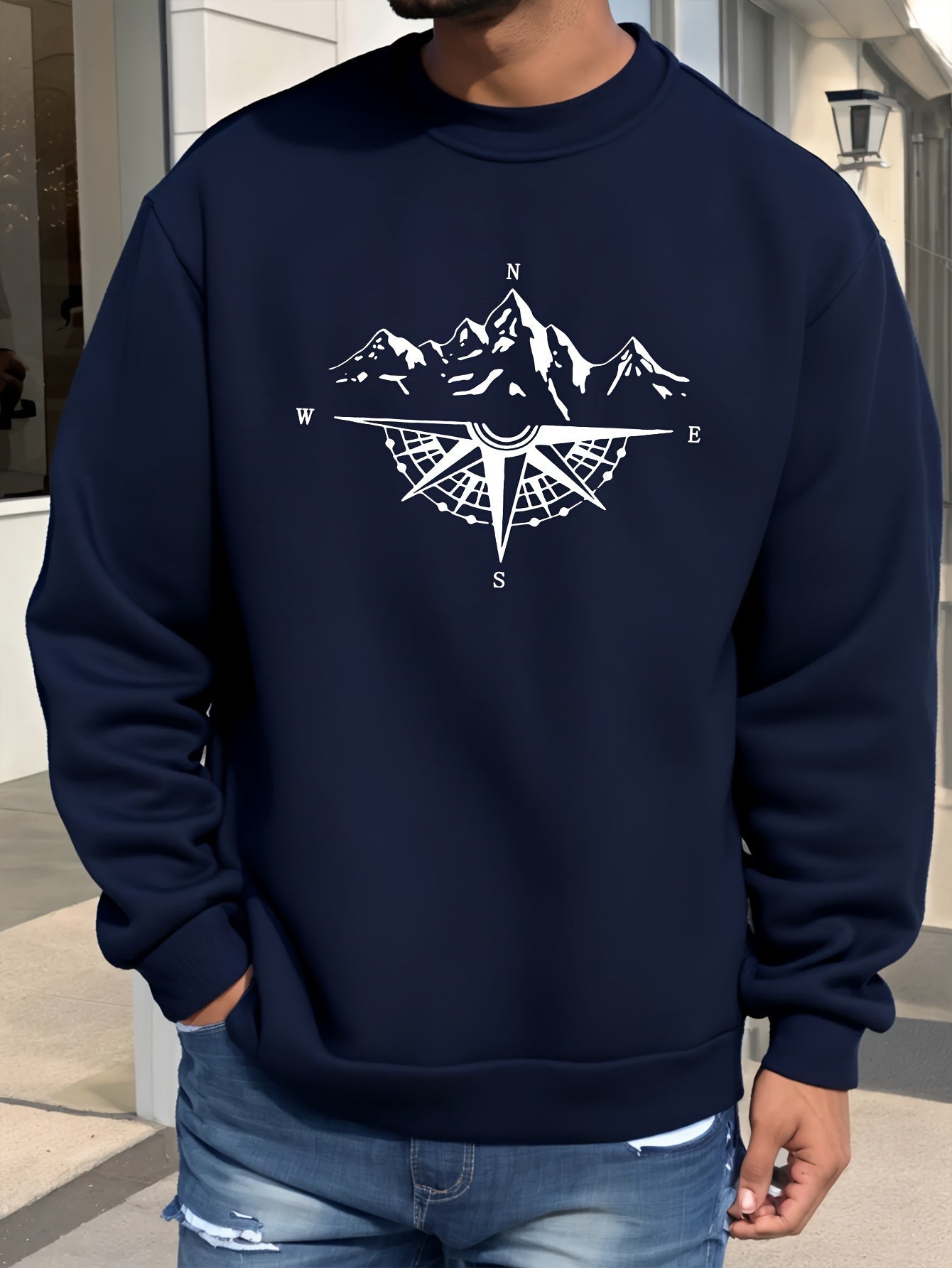 Casual Cotton Pullover Sweatshirt for Men | Great for Casual Days