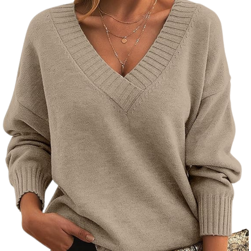 Chic V-Neck Sweater | Great for Everyday Wear