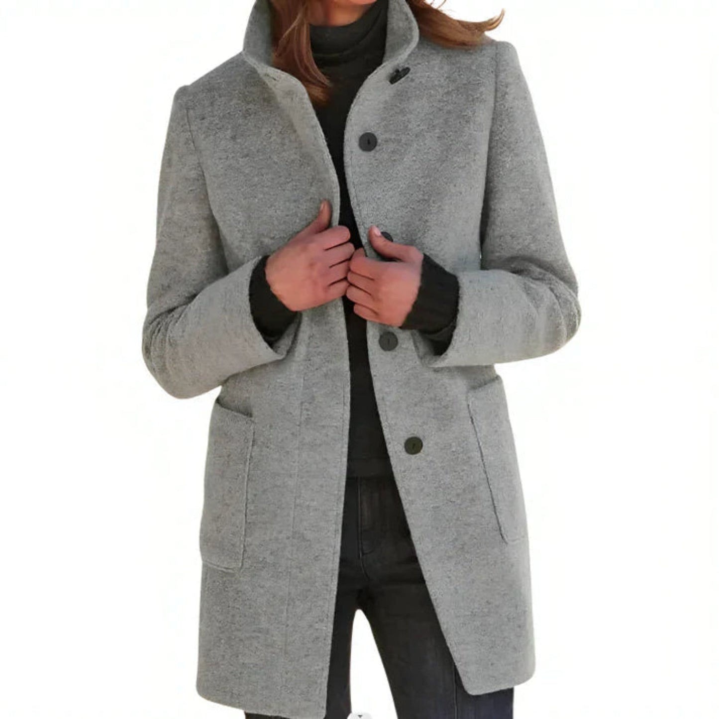 Women's - Coat - Chic - Effortless Elegance - Ideal for Fall/Winter