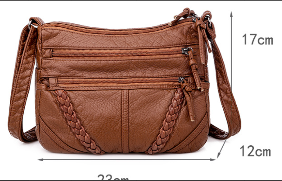 Sofie Soft Leather Shoulder Bag – Elegant, Lightweight & Everyday Ready