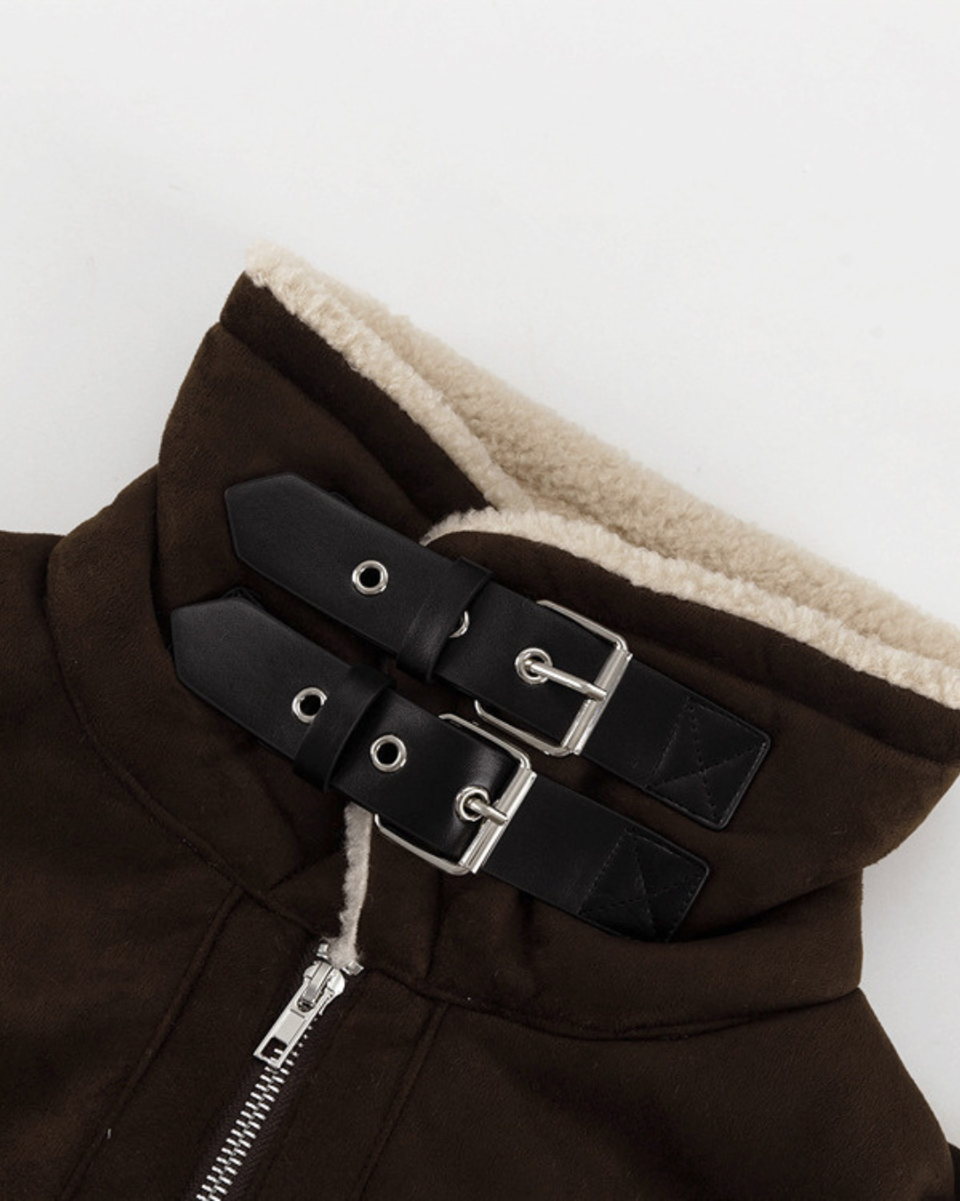 Women’s Suede & Shearling Jacket – Cozy & Stylish Outerwear
