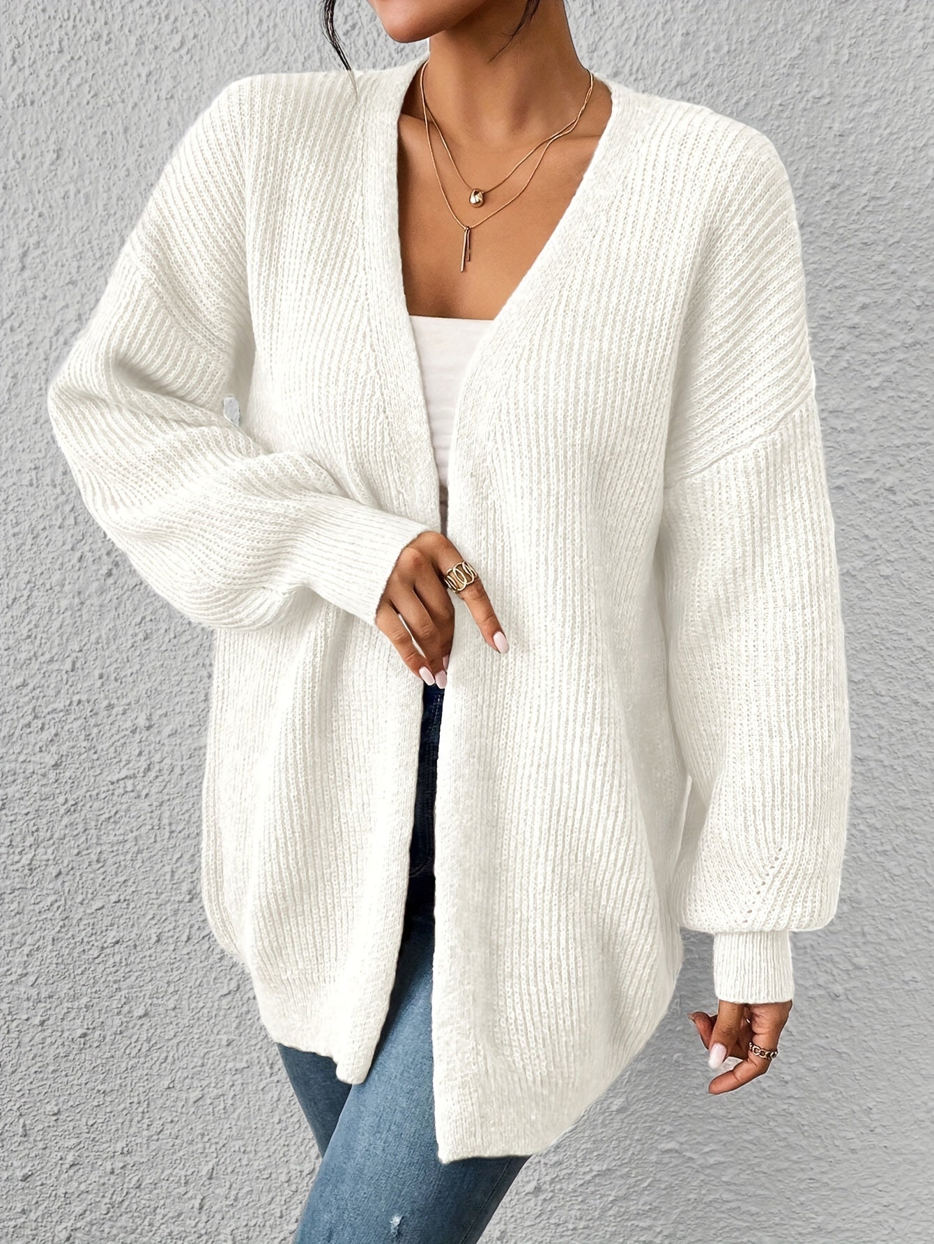 Casual Cotton Knitwear Cardigan for Women | Streetwear