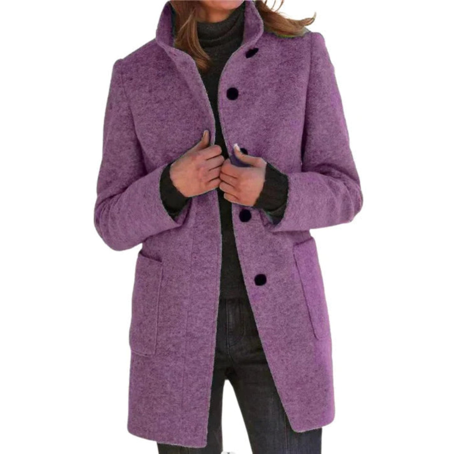 Women's - Coat - Chic - Effortless Elegance - Ideal for Fall/Winter