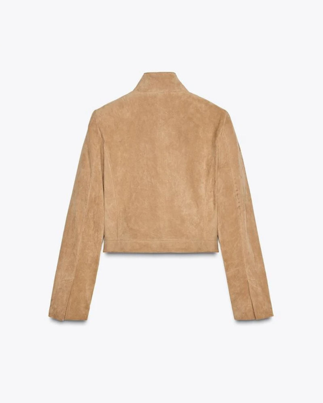 Women’s Suede Cropped Jacket – Stylish & Versatile