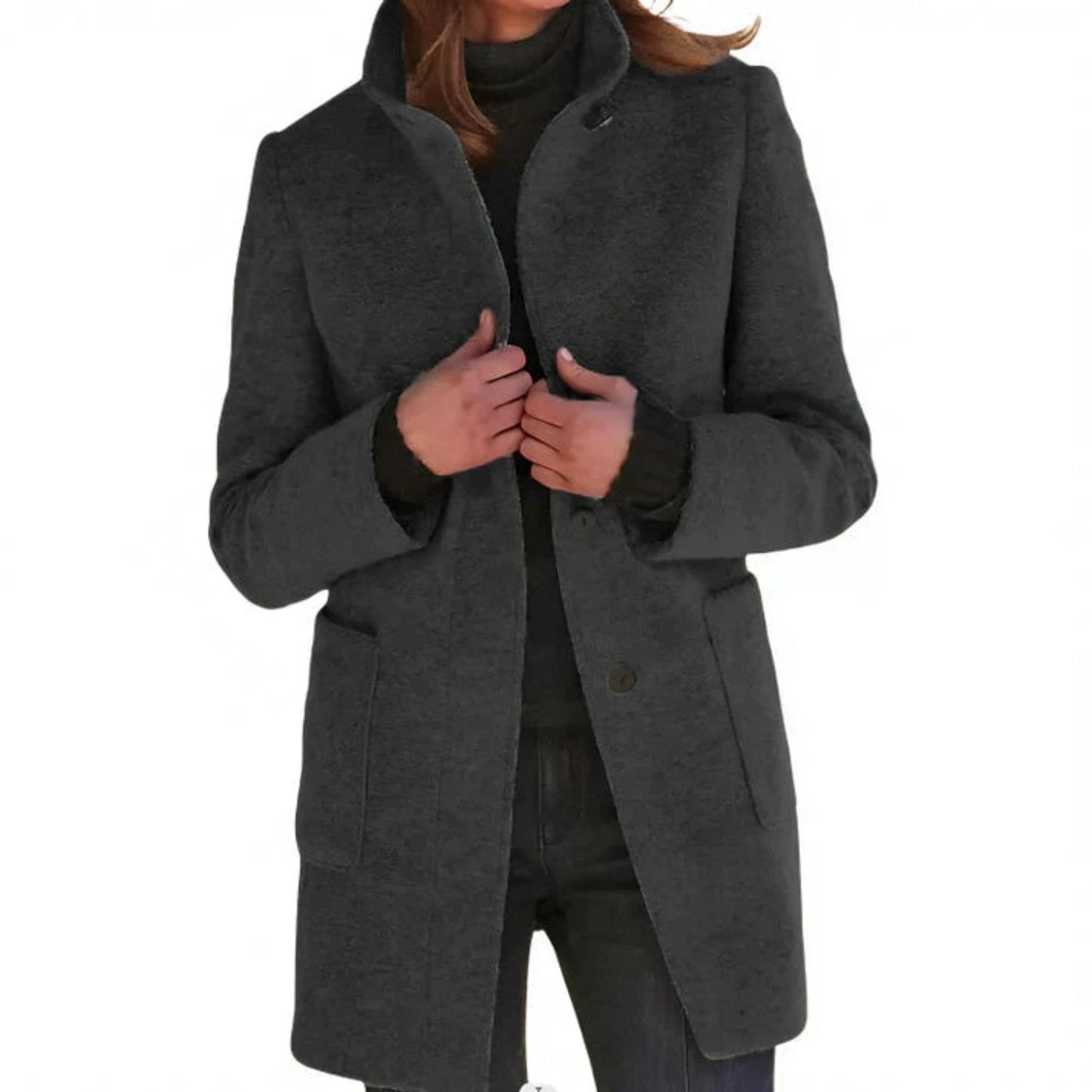 Women's - Coat - Chic - Effortless Elegance - Ideal for Fall/Winter