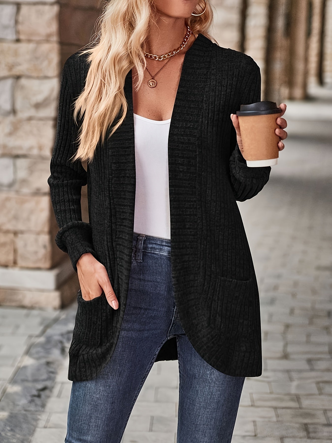 Casual Fleece Knitwear Cardigan for Women | Great for Casual Days
