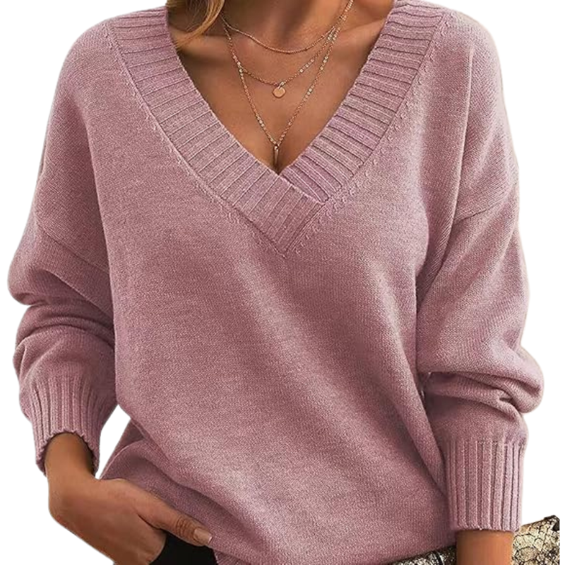 Chic V-Neck Sweater | Great for Everyday Wear