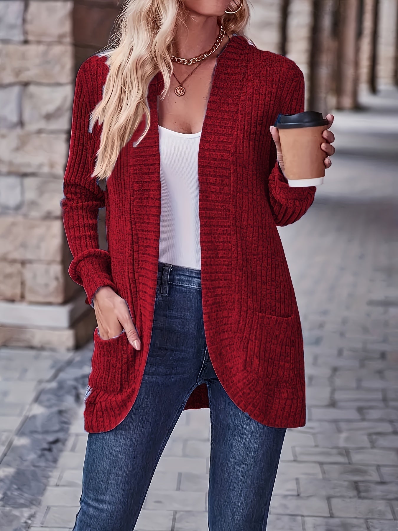 Casual Fleece Knitwear Cardigan for Women | Great for Casual Days
