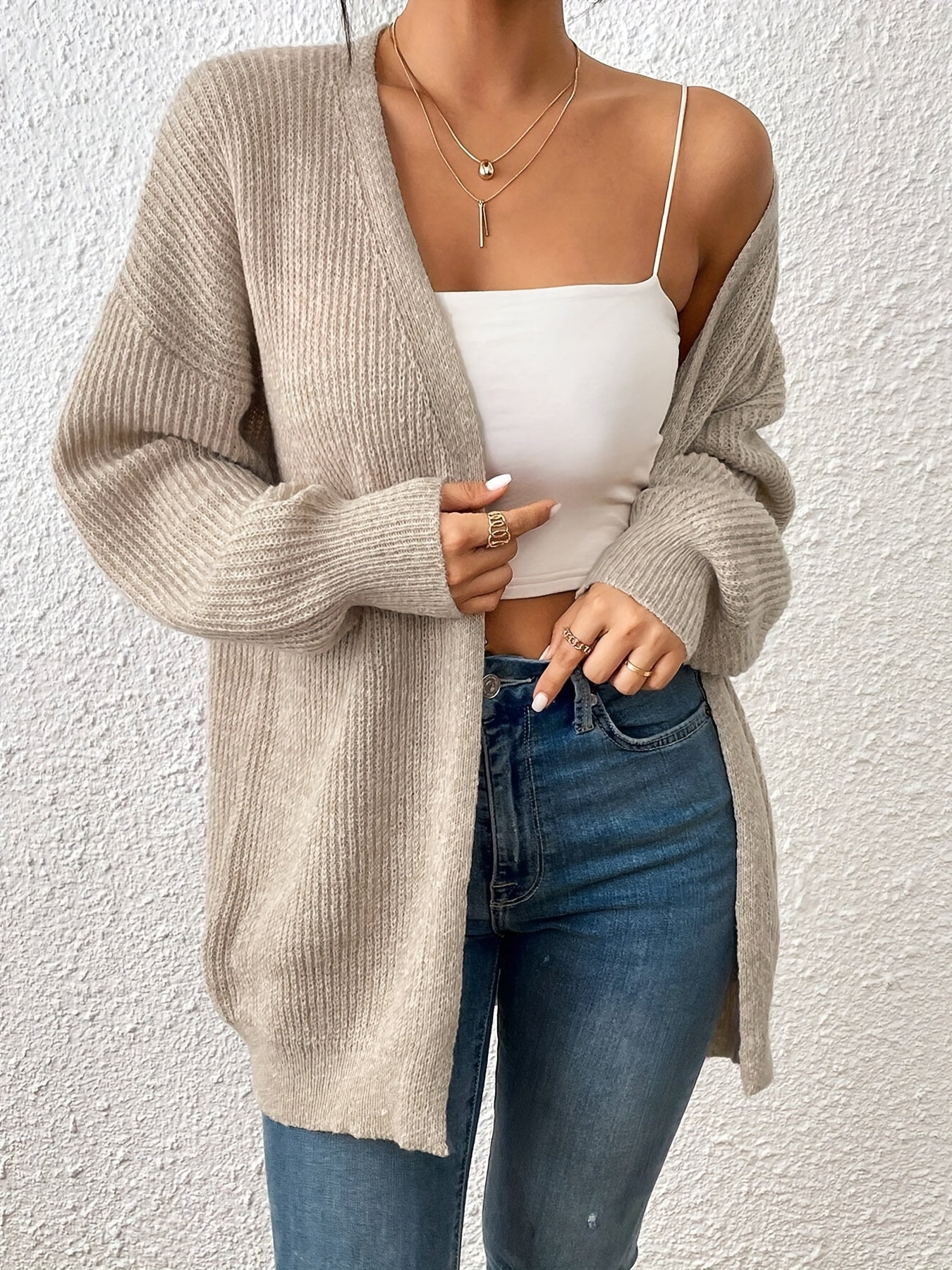 Casual Cotton Knitwear Cardigan for Women | Streetwear