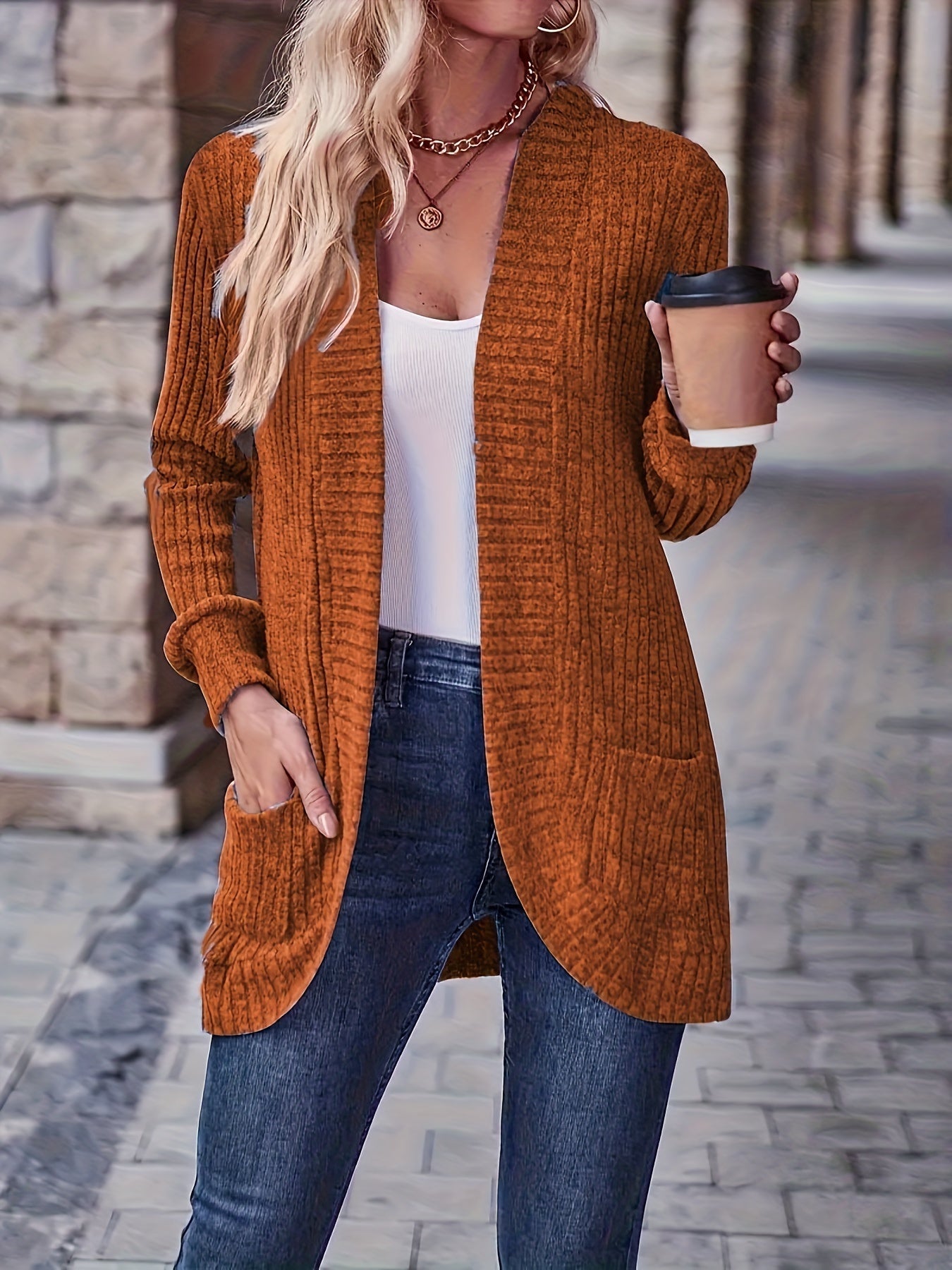 Casual Fleece Knitwear Cardigan for Women | Great for Casual Days