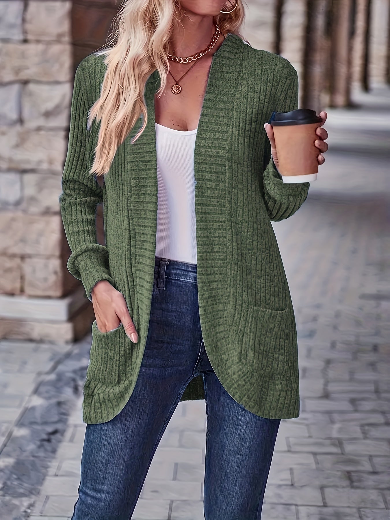 Casual Fleece Knitwear Cardigan for Women | Great for Casual Days