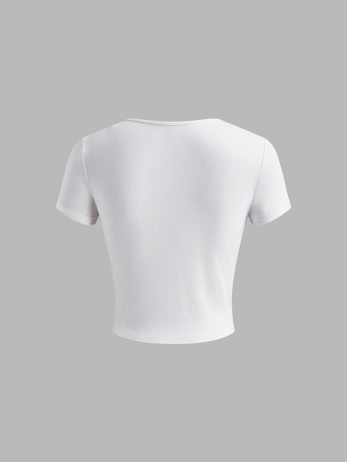 Women's Crop Top Cotton Cherry Graphic 5