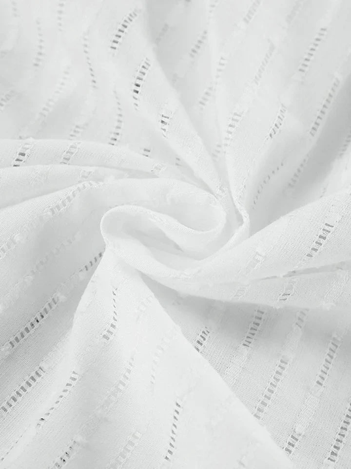 Women's Polo Shirt Soft Fabric Ruffle Cuffs 4