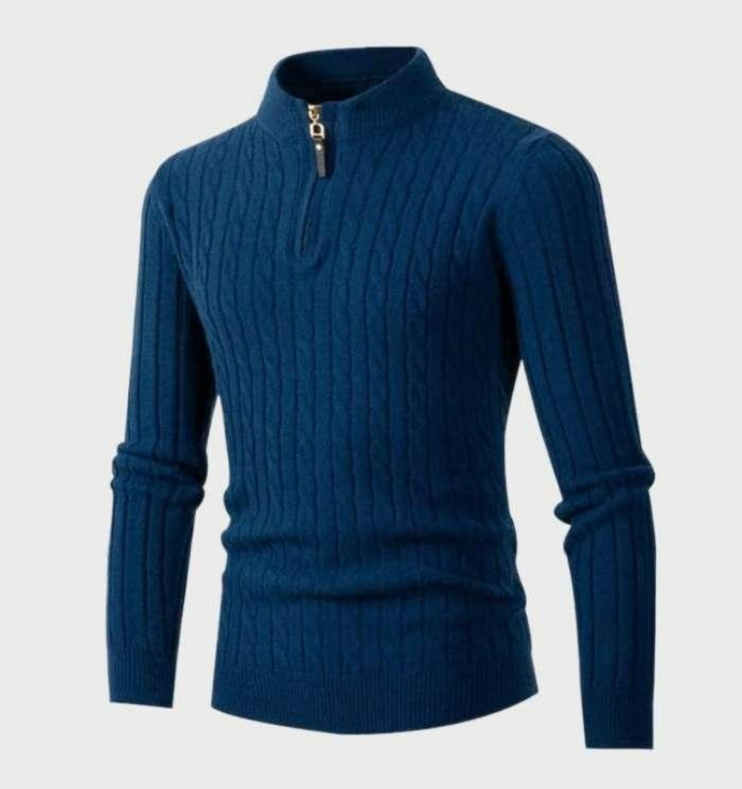 Men's - Sweater with Zipper - Sporty - Lightweight - Ideal for Autumn/Winter