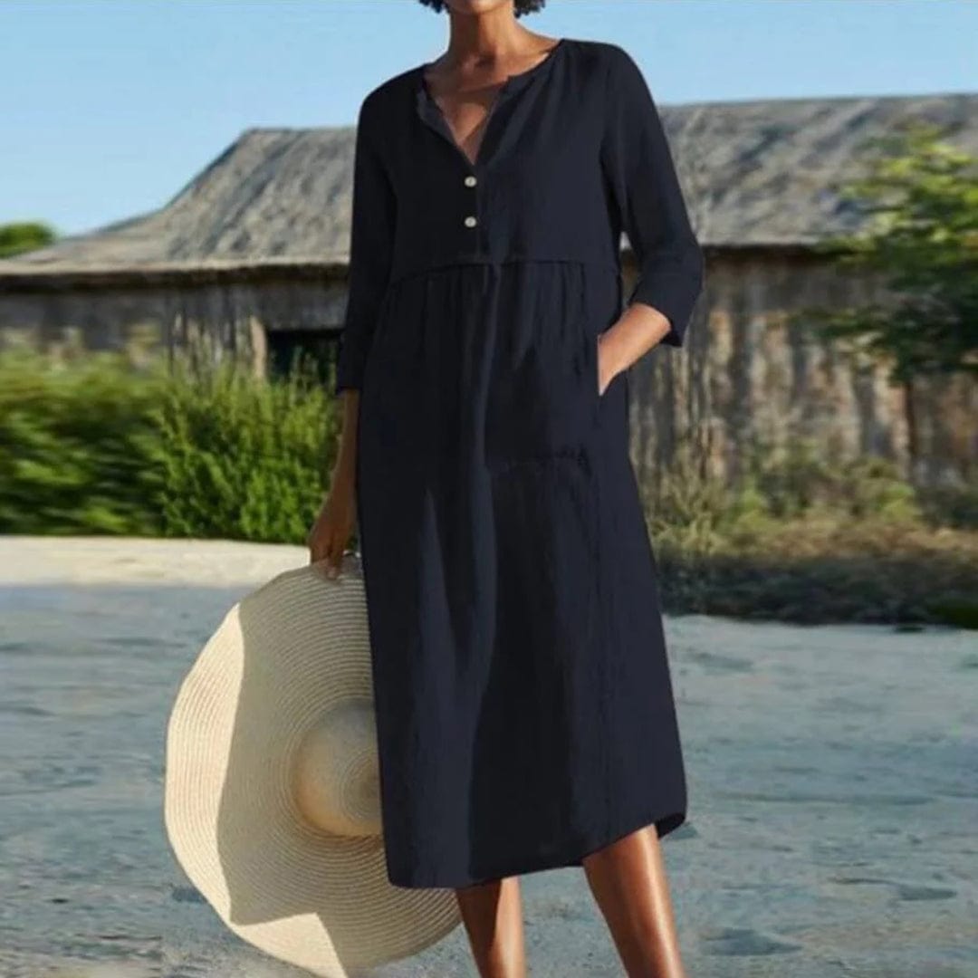 Women's - Midi Dress - Leisure - Modern Style - Ideal for Summer