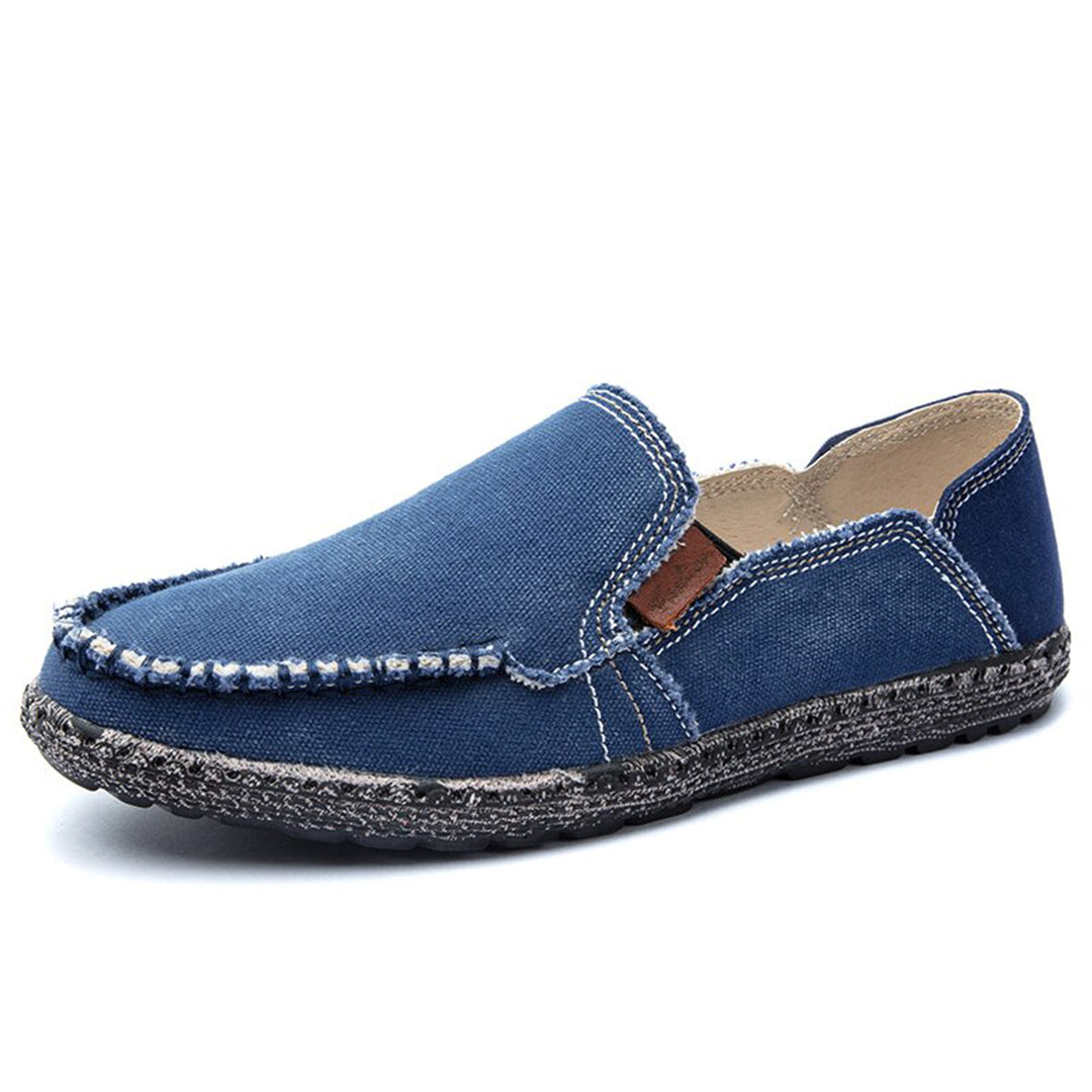 Men's - Canvas Loafers - Chic - Denim - Everyday Wear
