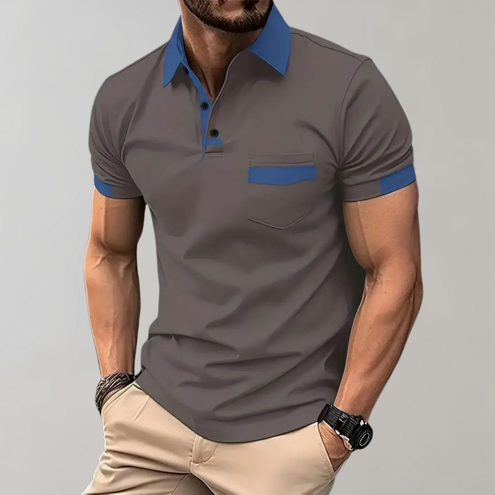 Men's - Polo Shirt - Casual - Fabric - Great for Casual Days
