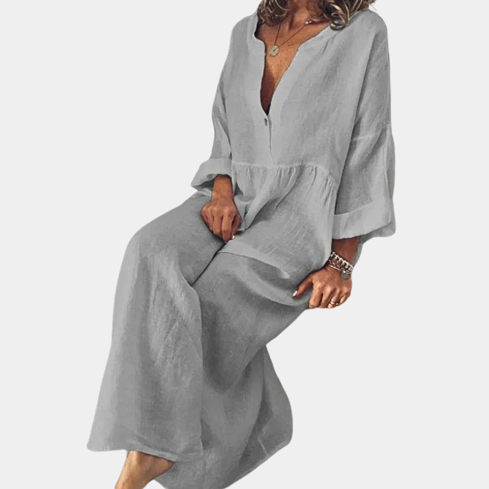 Women's - Maxi Dress - Classic - Lightweight Modern Style - Ideal for Summer