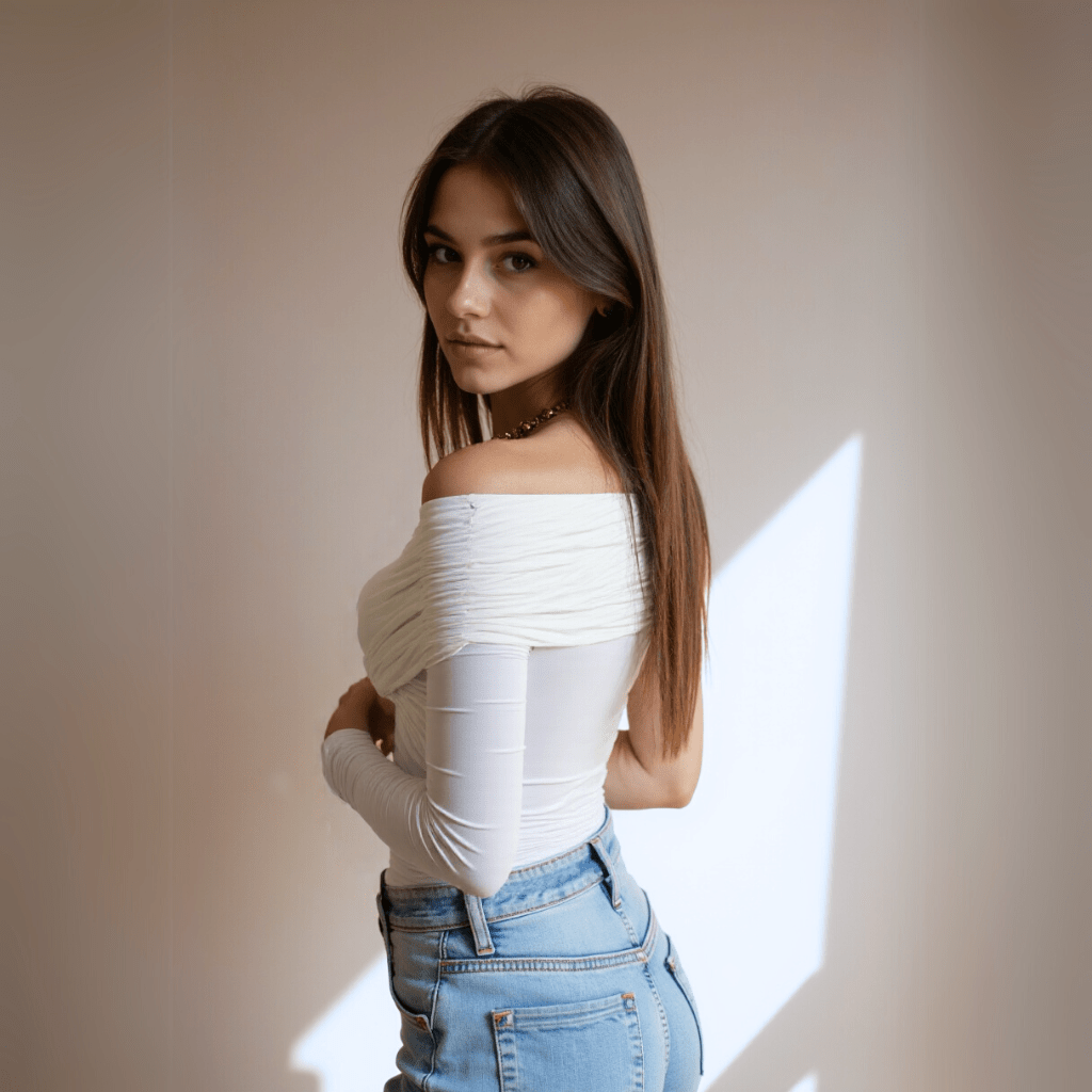 Women's Long Sleeve Blouse Soft Fabric Blend 4