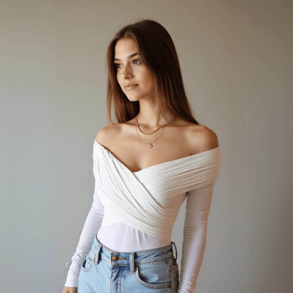 Women's Long Sleeve Blouse Soft Fabric Blend 5