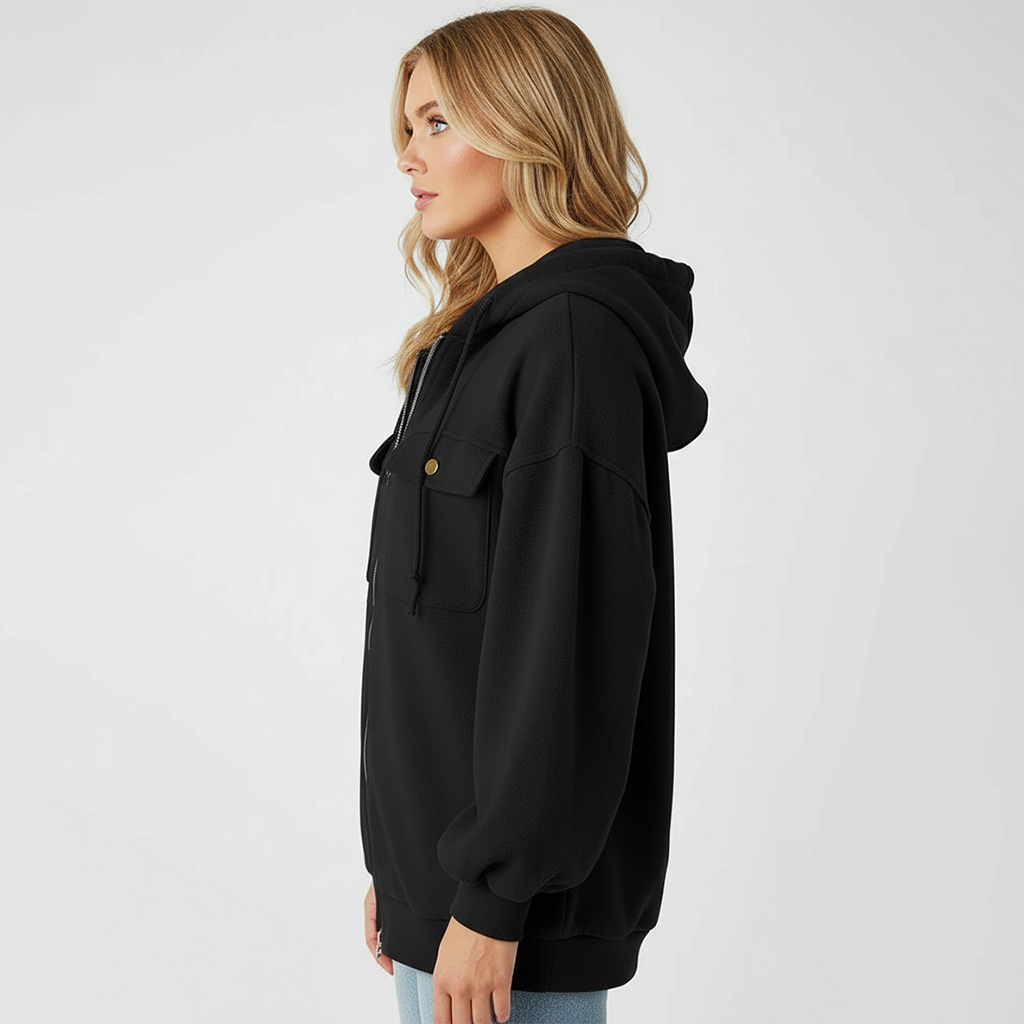 Jessica | Women Winter Zipper Hooded Jacket