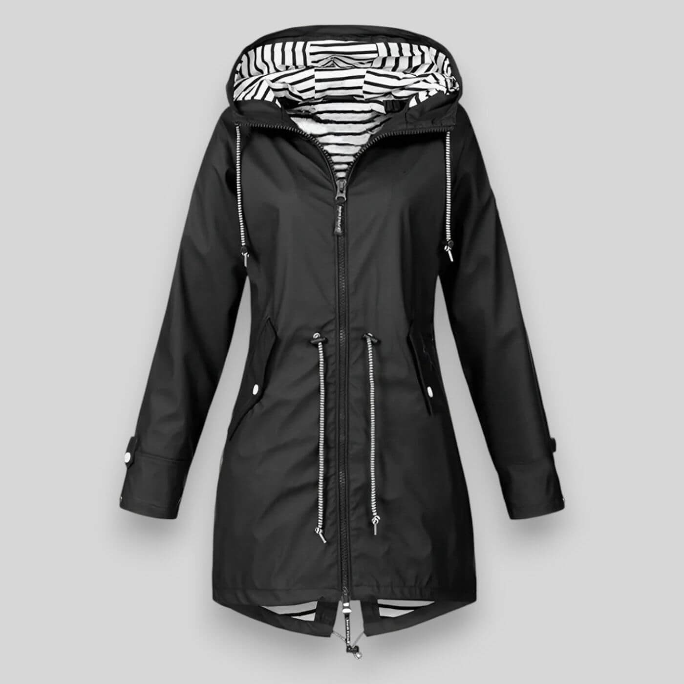 Women's Lovisa Stylish Waterproof Jacket – Lightweight Hooded Raincoat
