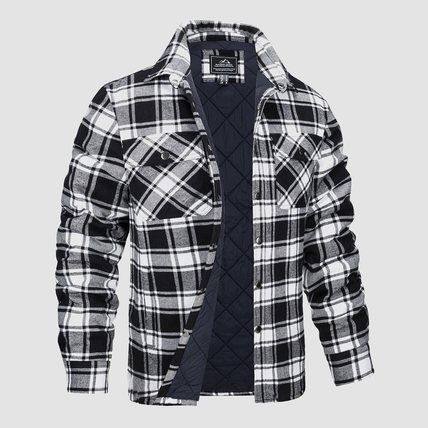 Men's - Thick Flannel Shirt - Casual - Timeless Style - Everyday Wear