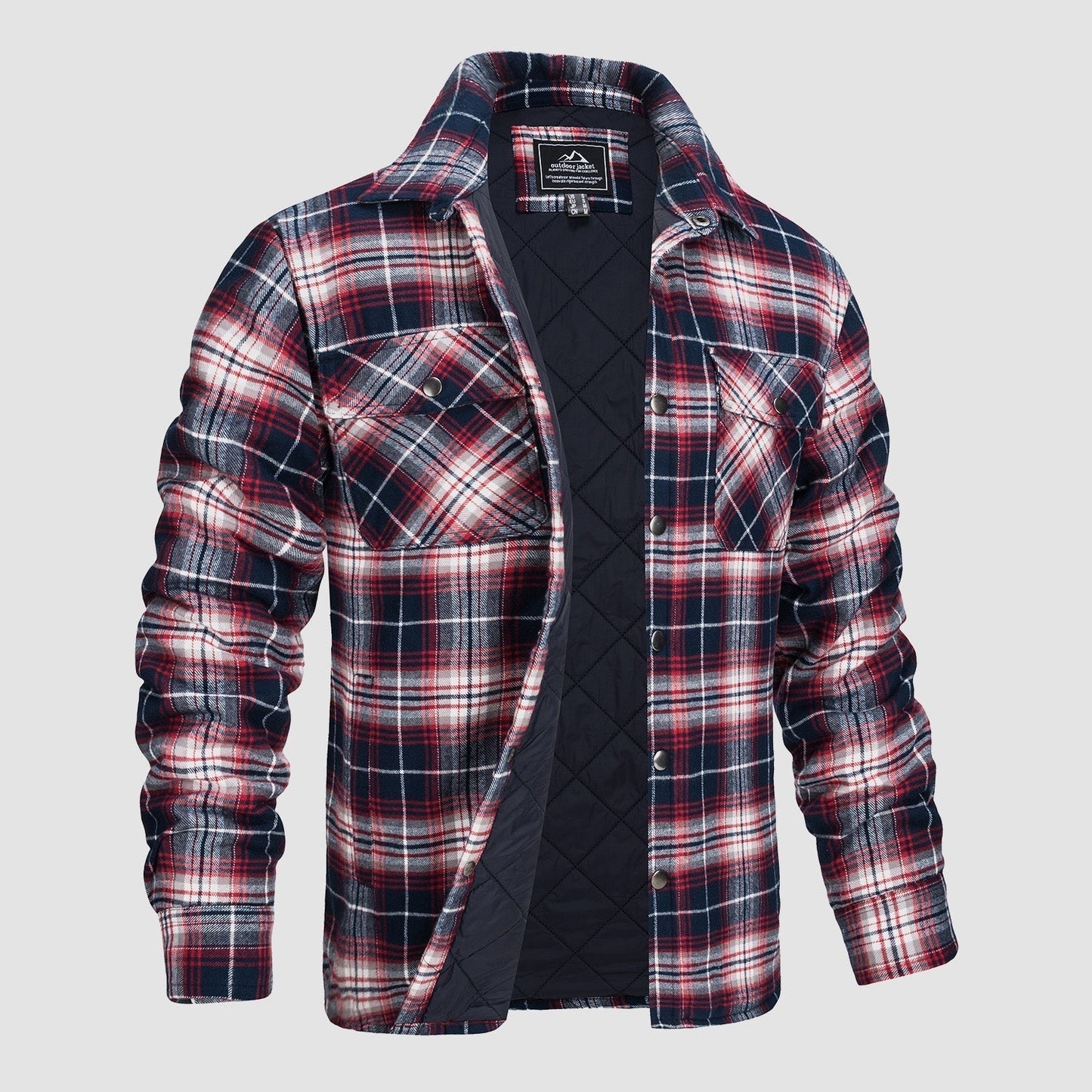 Men's - Thick Flannel Shirt - Casual - Timeless Style - Everyday Wear