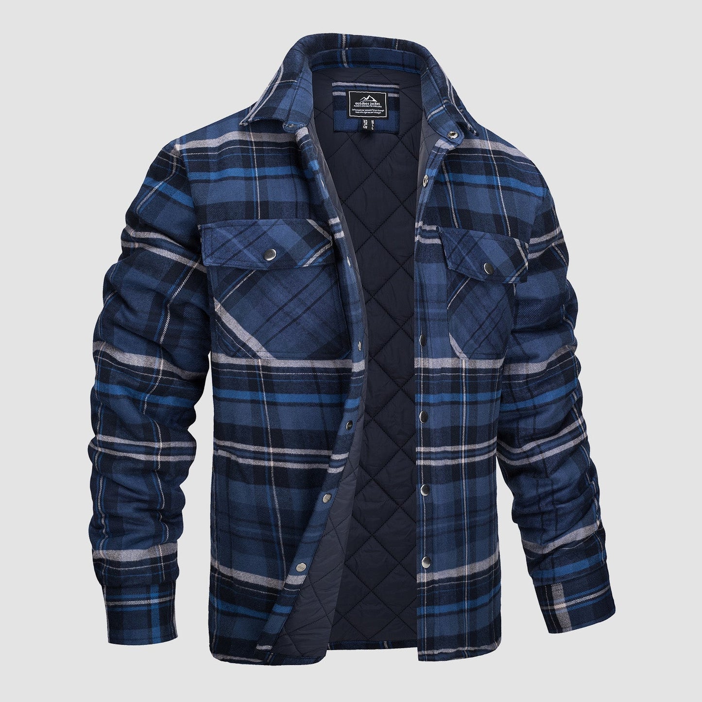 Men's - Thick Flannel Shirt - Casual - Timeless Style - Everyday Wear