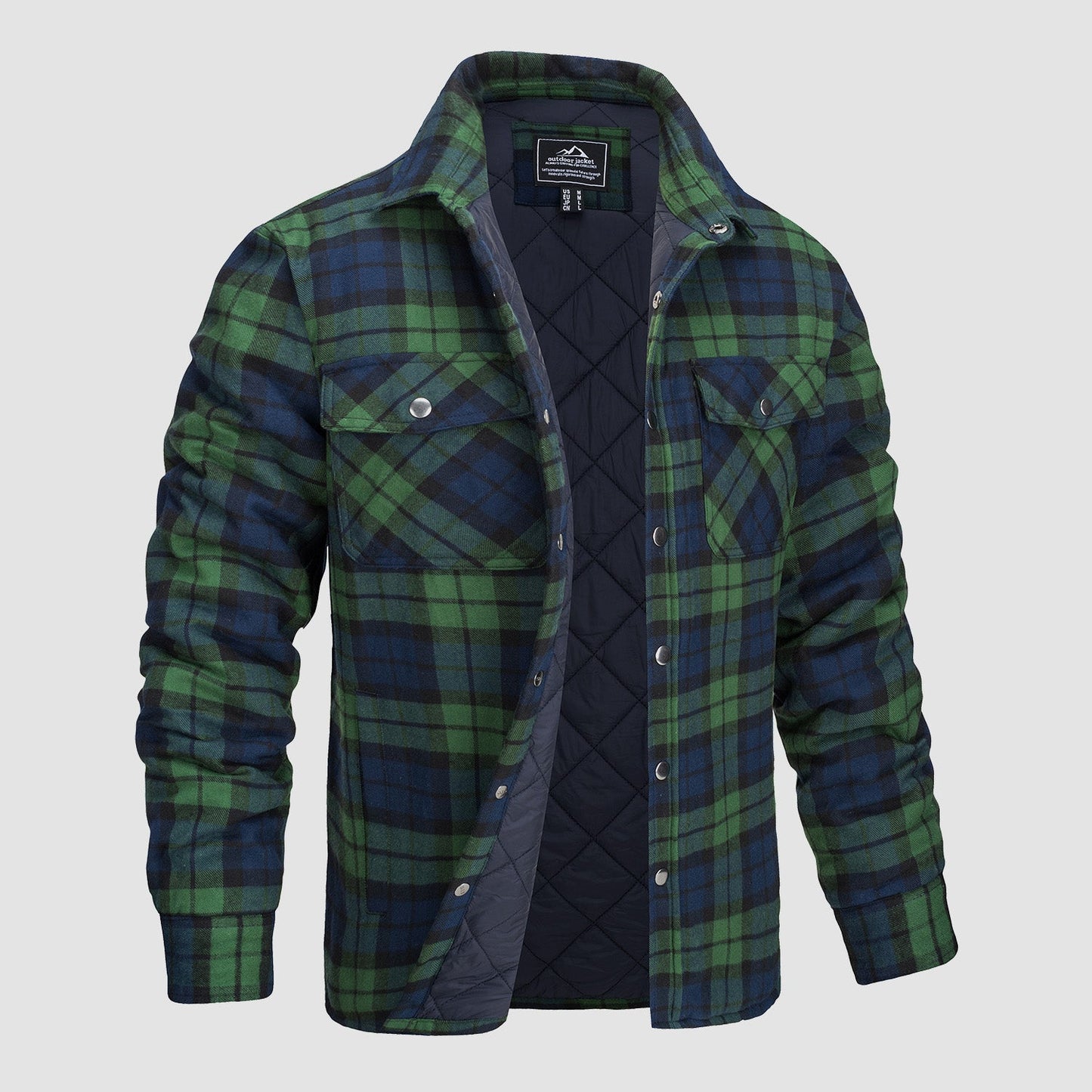 Men's - Thick Flannel Shirt - Casual - Timeless Style - Everyday Wear