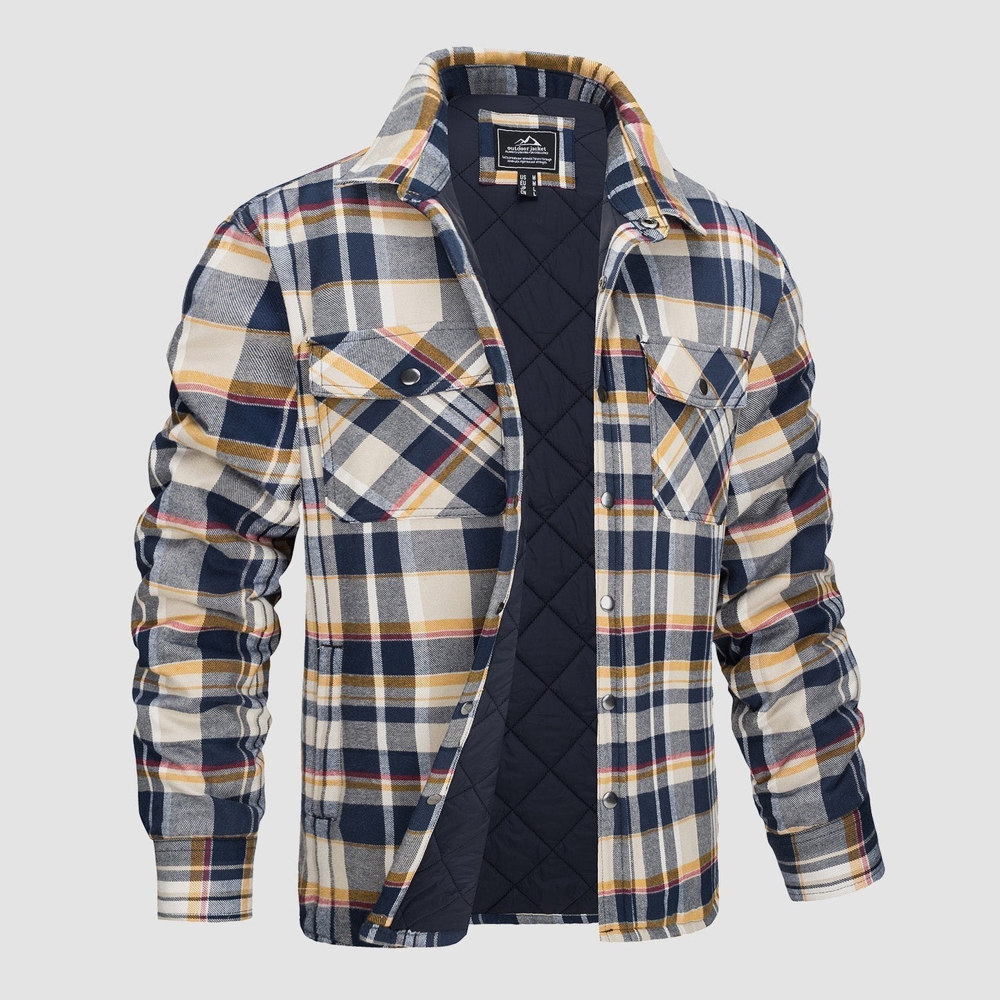 Men's - Thick Flannel Shirt - Casual - Timeless Style - Everyday Wear