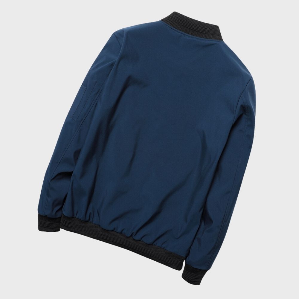 Men's Bomber Jacket Polyester Blend 2