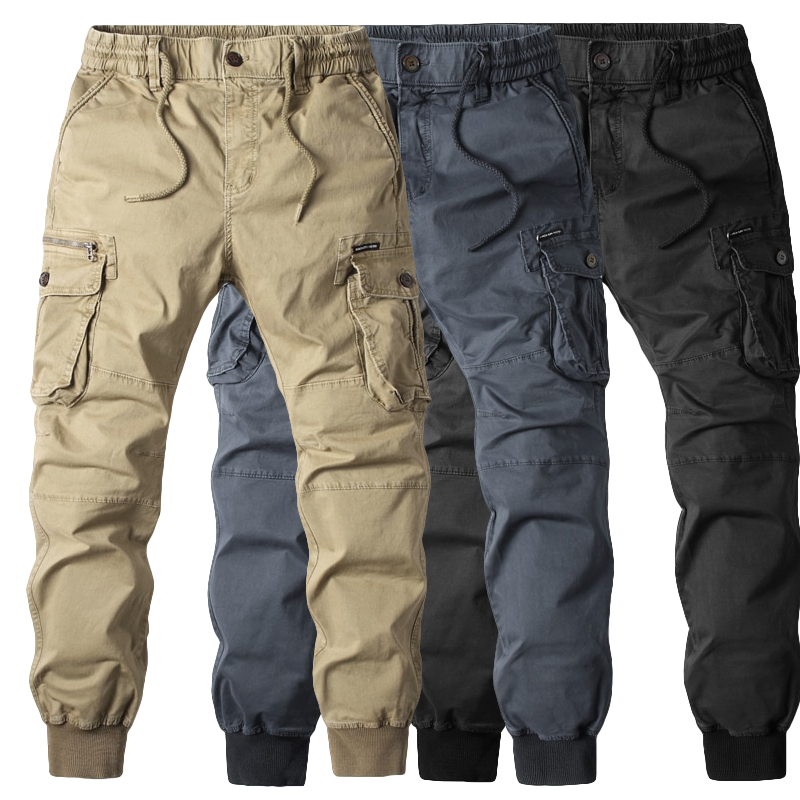 Men's Cargo Joggers 4-Way Stretch Cotton 1