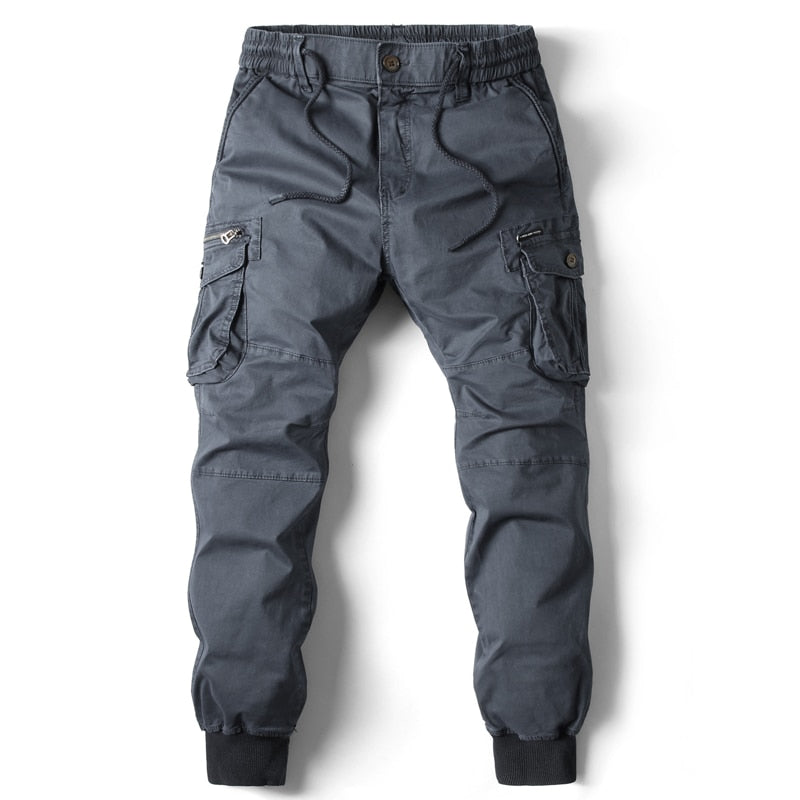 Men's Cargo Joggers 4-Way Stretch Cotton 4