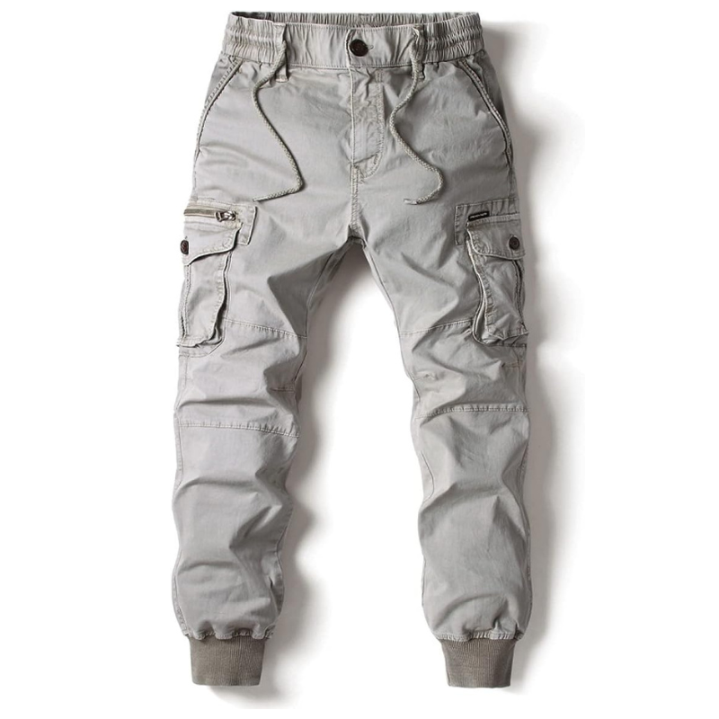 Men's Cargo Joggers 4-Way Stretch Cotton 9