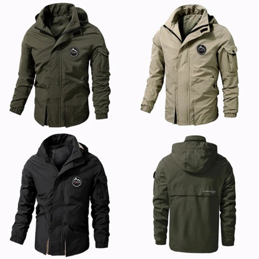 Men's Hooded Bomber Jacket Winter Stylish 3