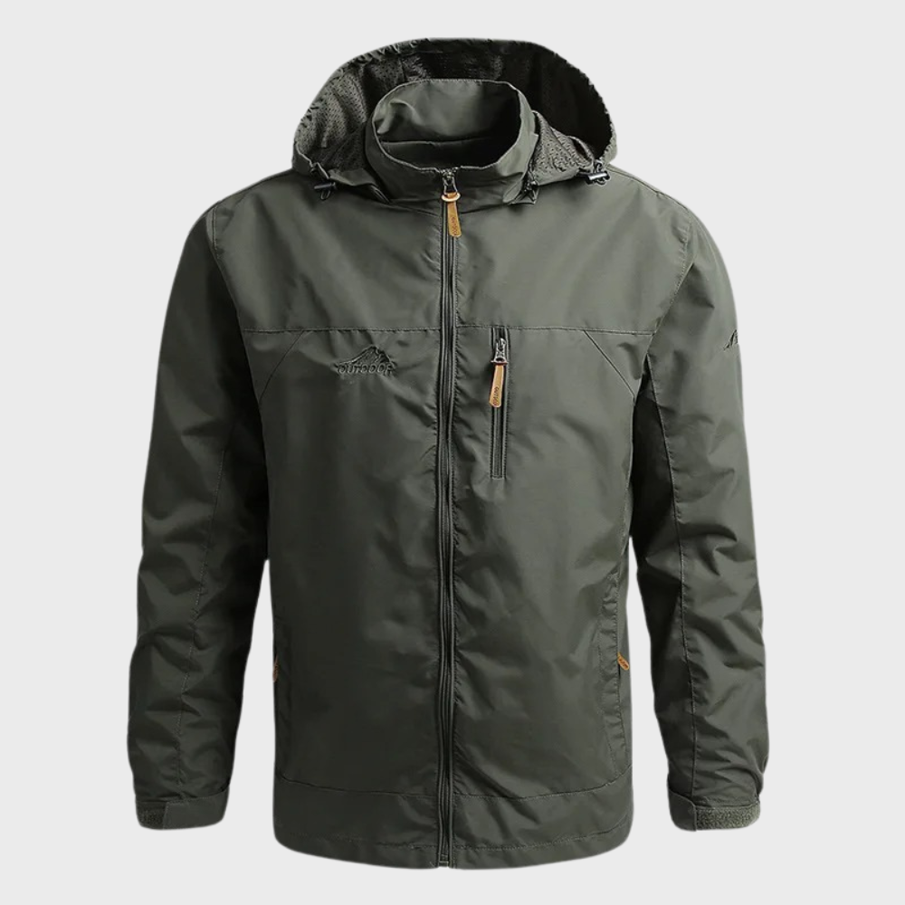 Men's Waterproof Jacket Nylon with Hood 4