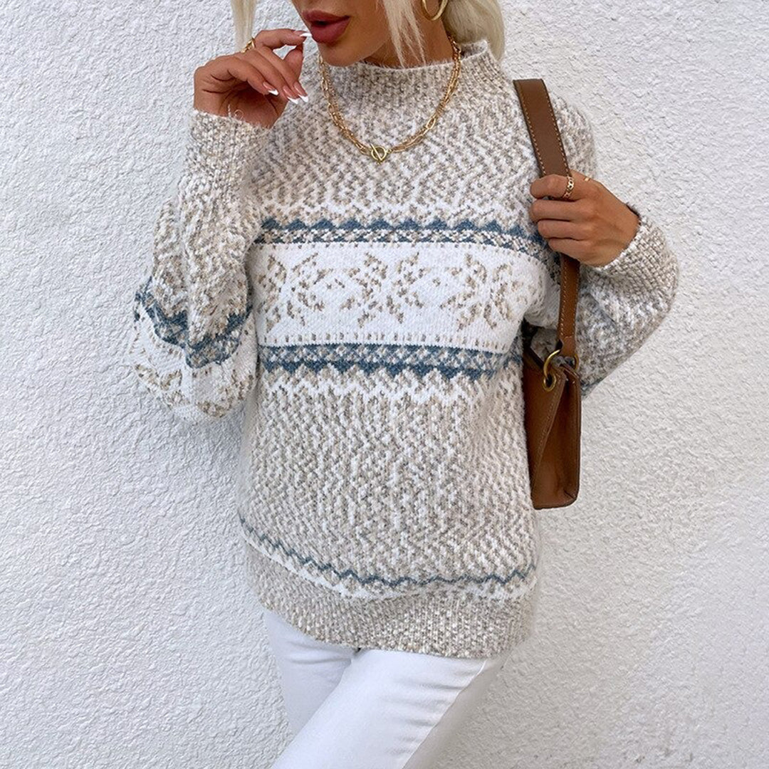 Stylish Women’s Vintage Pullover | Cozy Autumn & Winter Knitwear