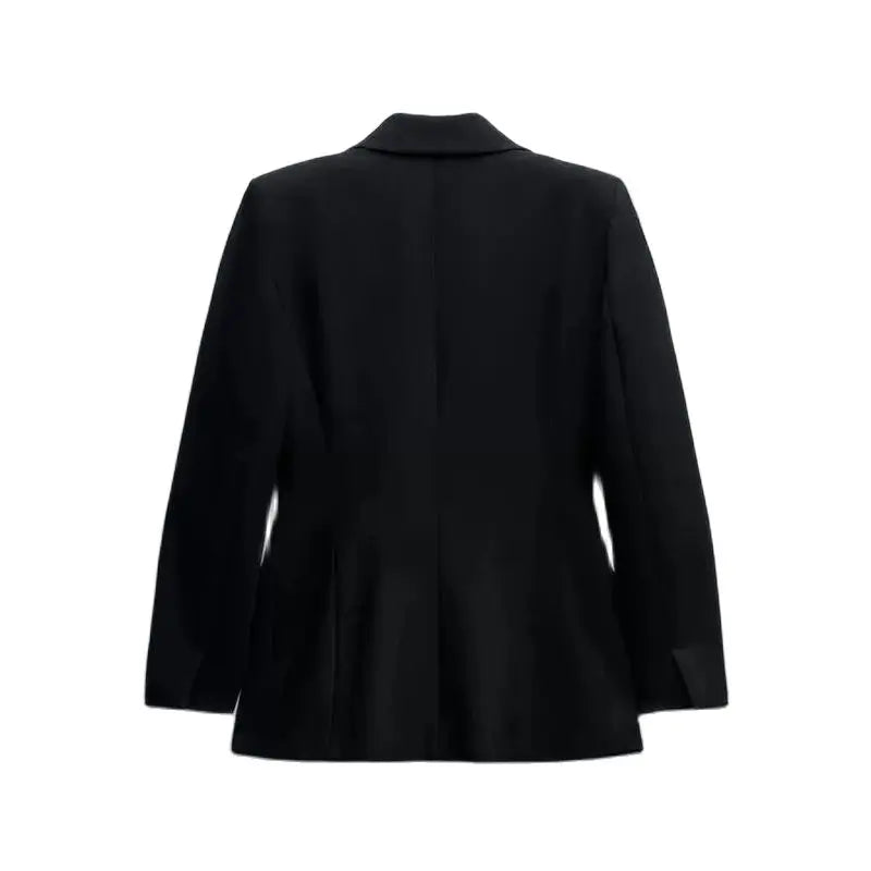 Women's Two-Tone Satin Suit Coat – Luxe Blazer