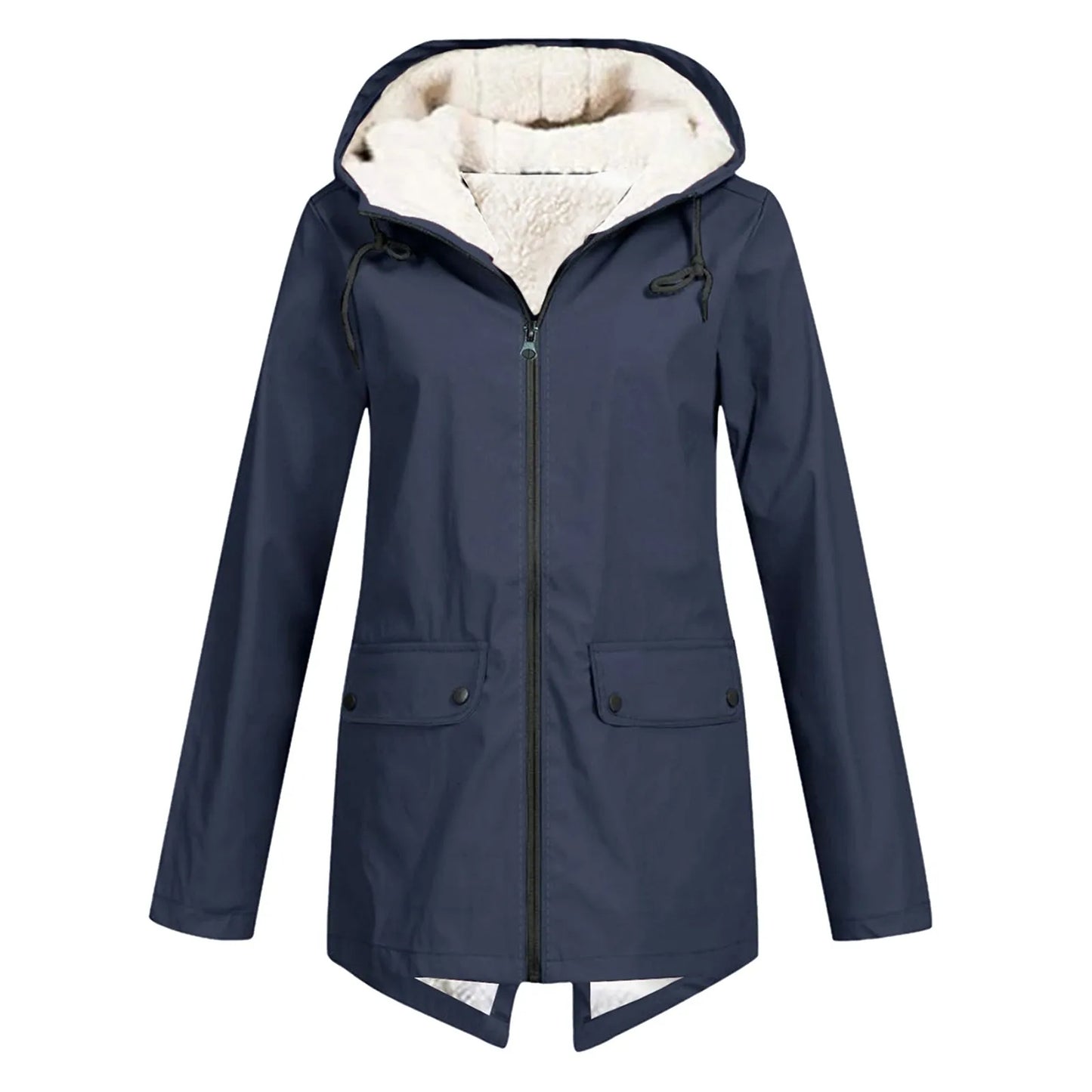 Elegant Women’s Wind & Waterproof Rain Jacket | Lightweight Outdoor Autumn & Winter Coat