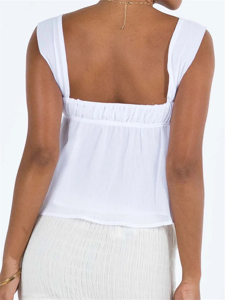 Women's Lace Crop Top Polyester 3