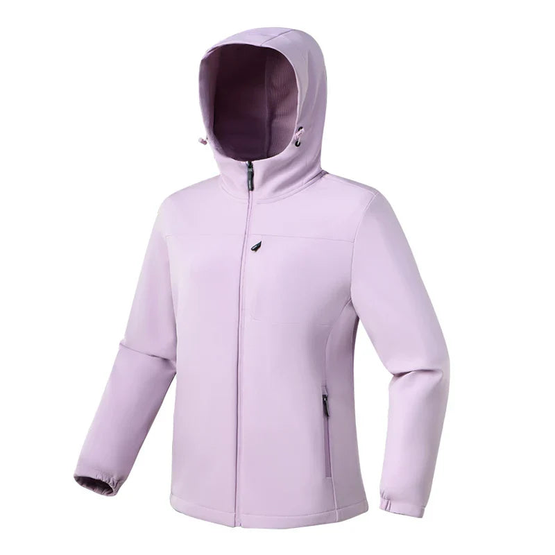 Women's Hooded Softshell Jacket | Long Sleeve