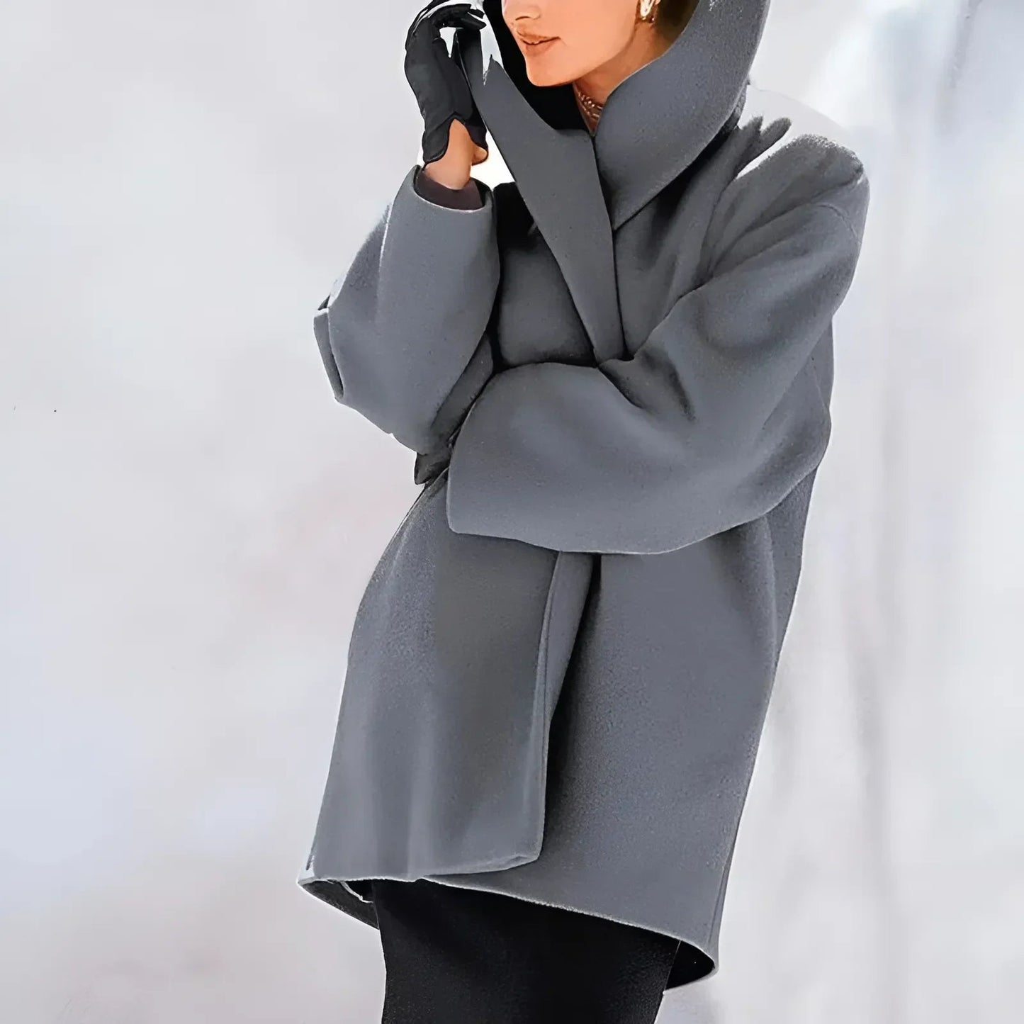 Women's - Elegant Winter Coat - Chic/Elegant - Fashionable - Ideal for Autumn/Winter