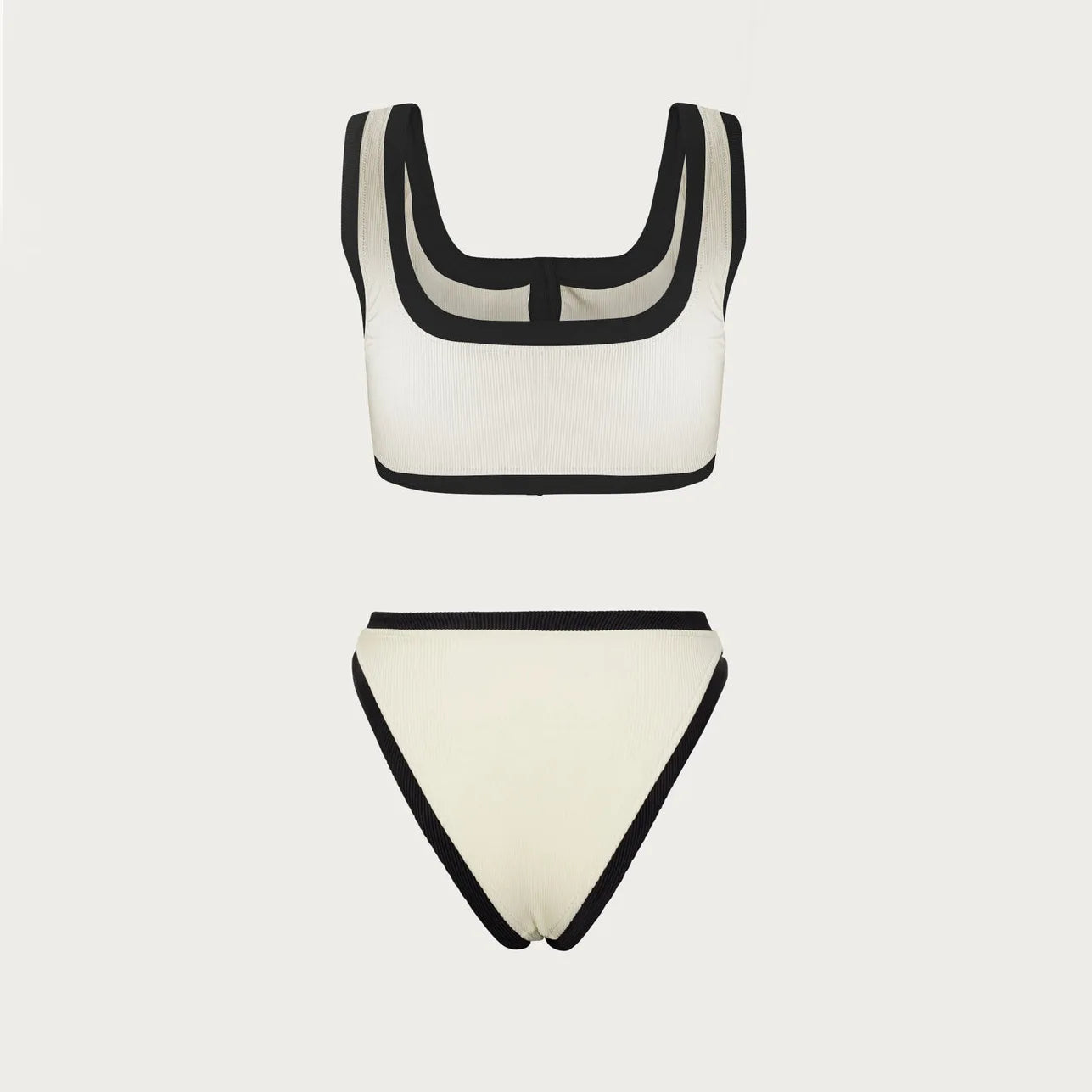 Women's High Waisted Bikini Set Nylon Blend 4