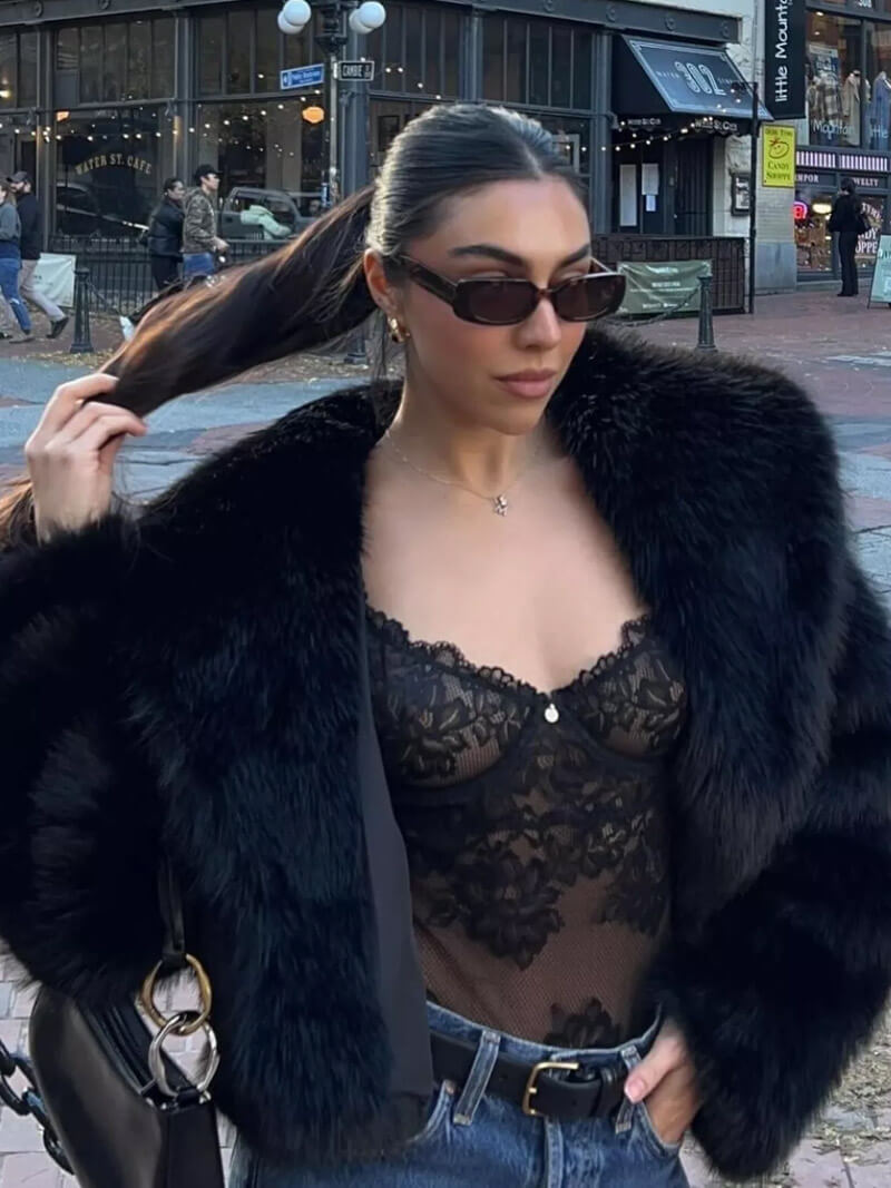 Women's Jenna Faux Fur Coat – Soft, Warm & Stylish Winter Outerwear