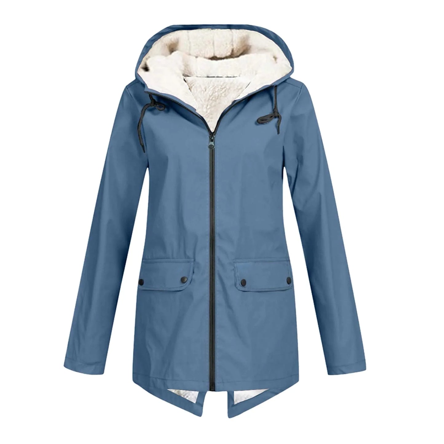 Elegant Women’s Wind & Waterproof Rain Jacket | Lightweight Outdoor Autumn & Winter Coat