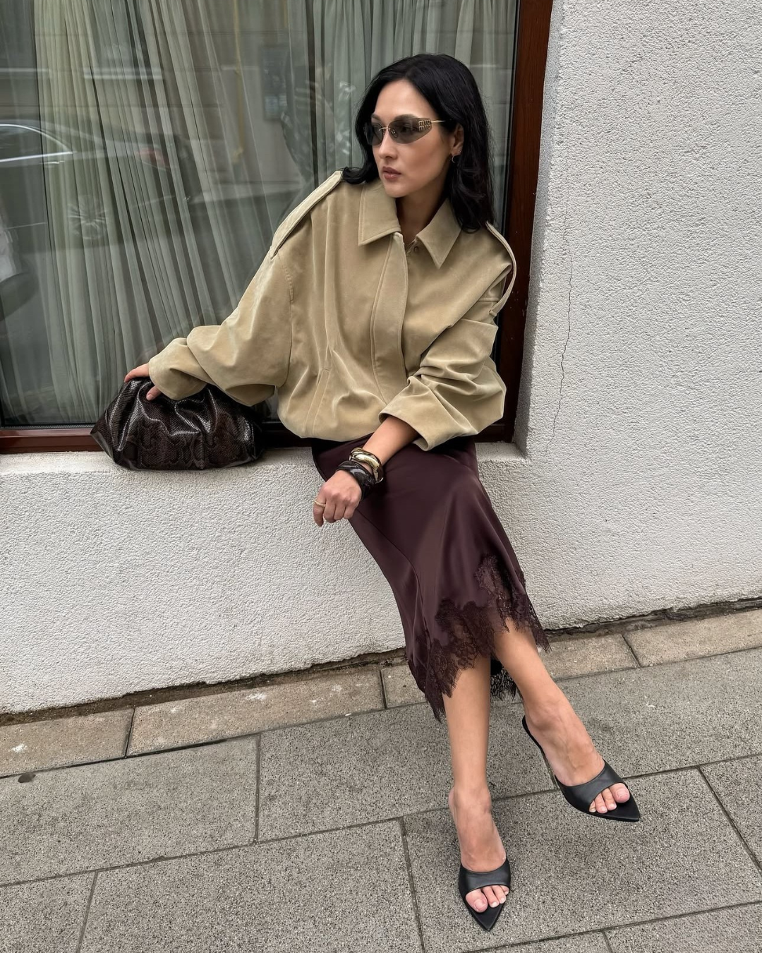 Women's Suede Bomber Jacket – Classic and Stylish Outerwear