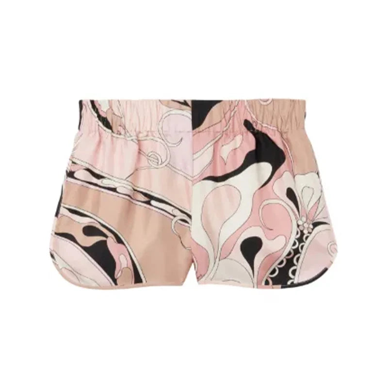 Women's Satin Skirt Set Halter Neck Summer Outfit 8