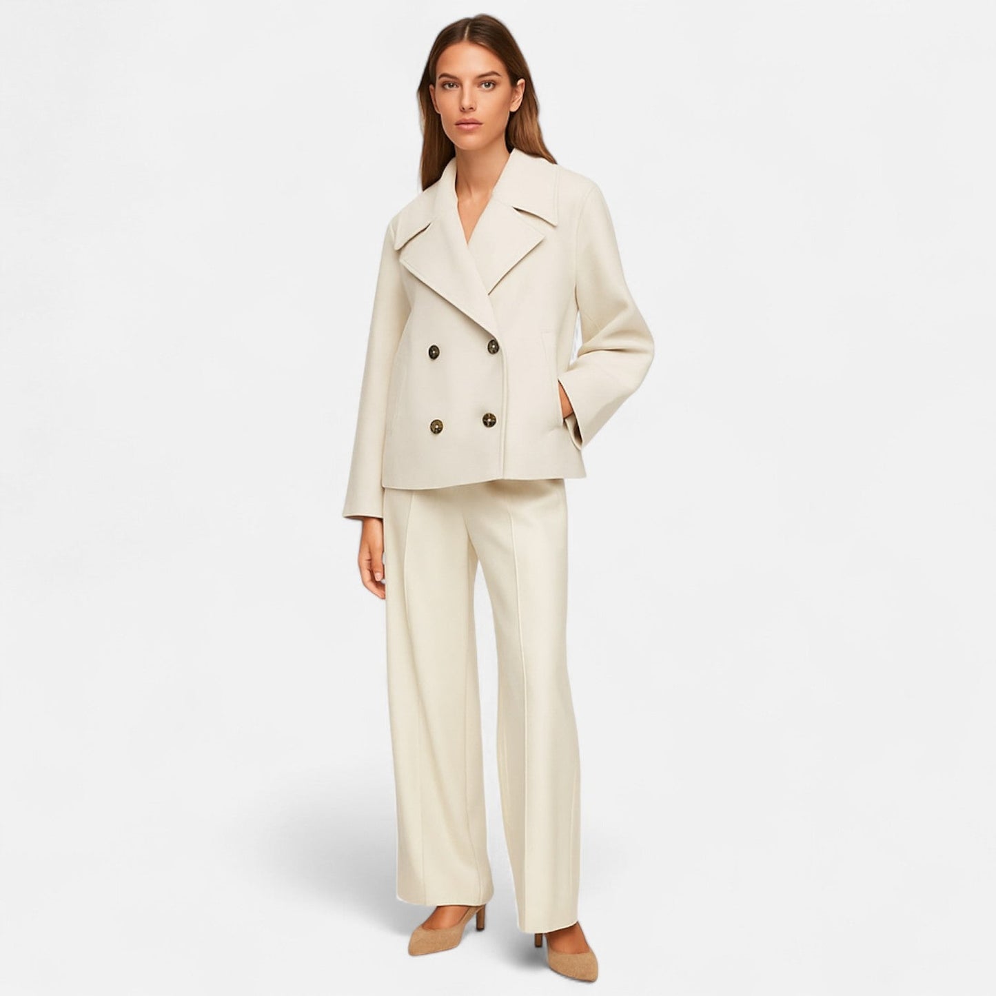 Women's Tailored Jacket Wool Blend 8